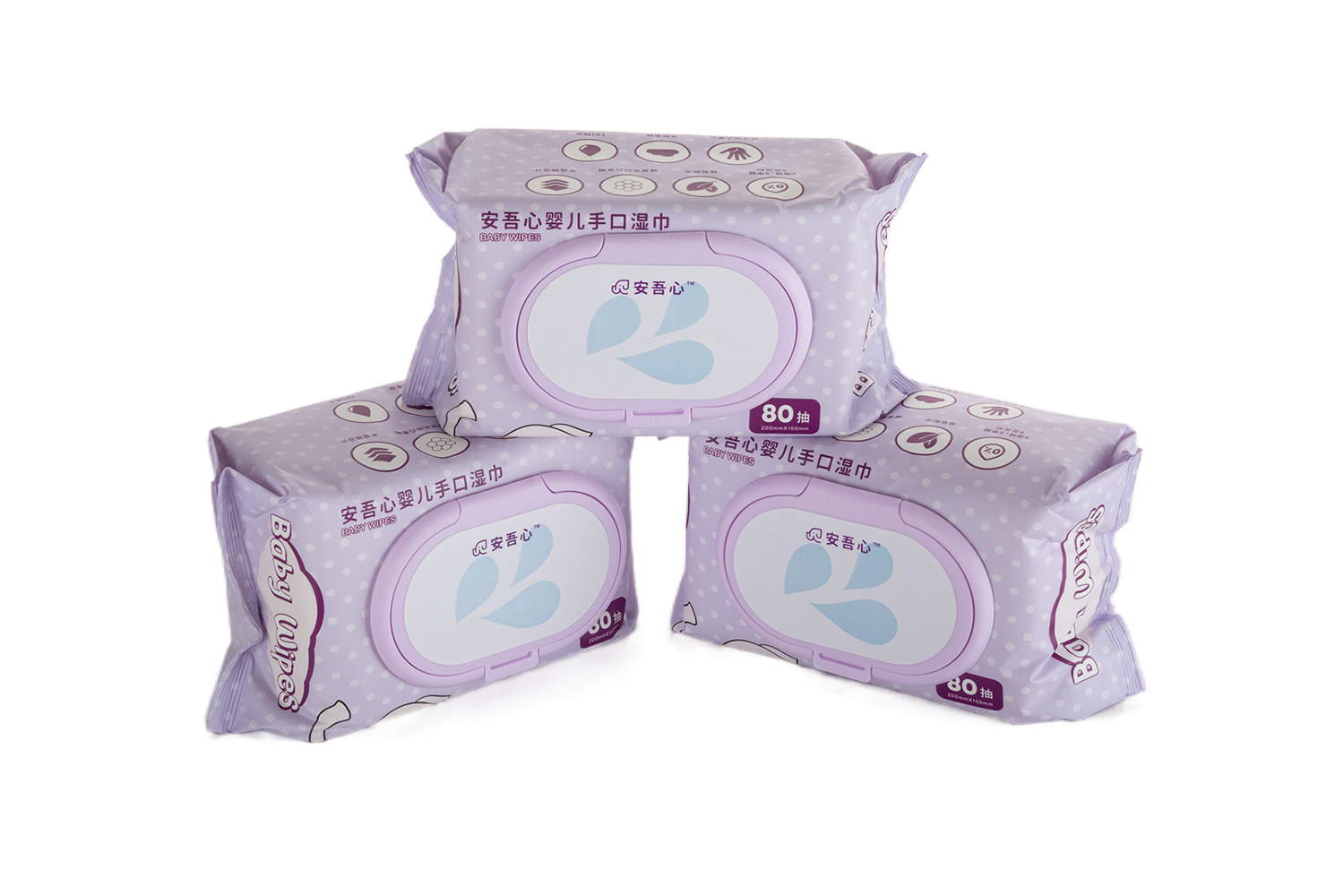 Anwuxin Baby Hand Mouth Wet Wipe